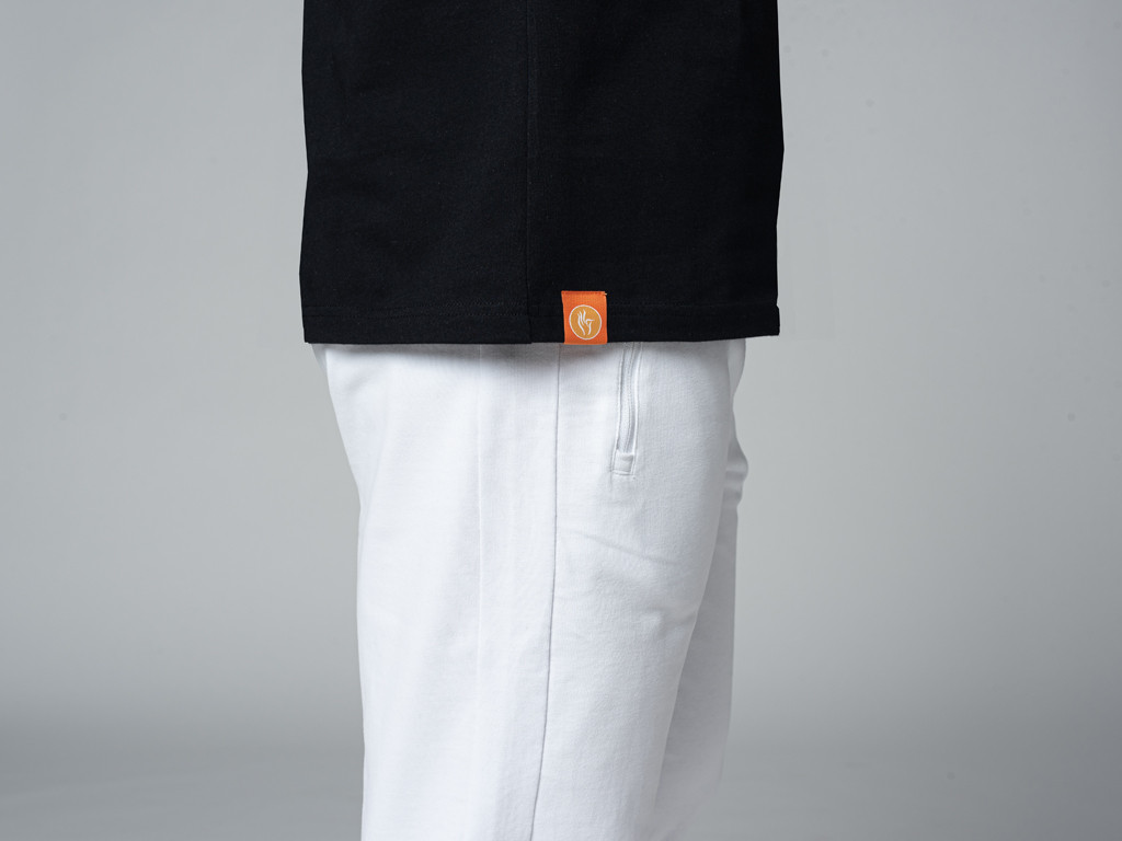 Tapan T-Shirt long sleeves 100% Organic Black