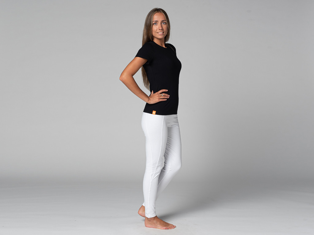 Camiseta de cuello redondo TARA M/C - Orgánica Negro