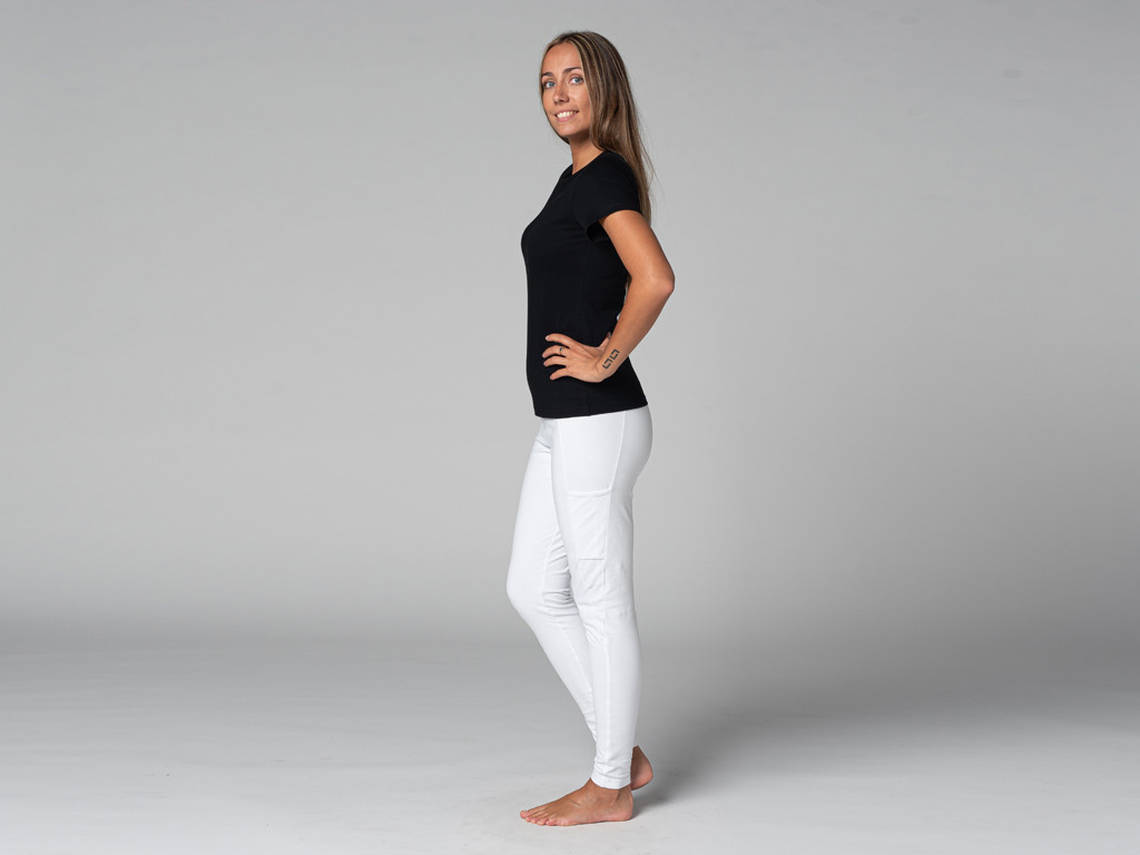 TARA M/C Crew Neck T-Shirt - Organic Black