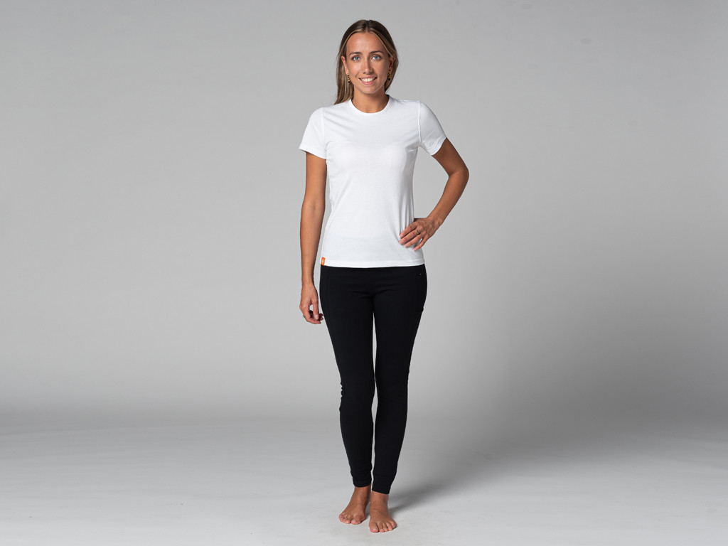 T-Shirt TARA M/C Ras du cou - Bio Blanc