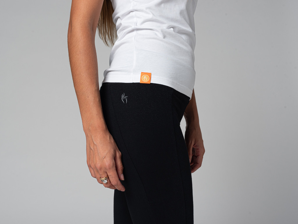 Camiseta de cuello redondo TARA M/C - Orgánica Blanco