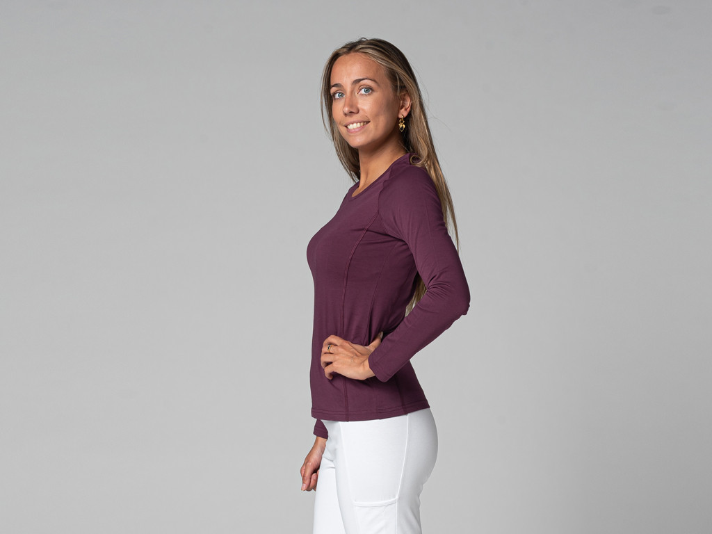 T-Shirt Tara M/L Col Large 100% Bio Prune