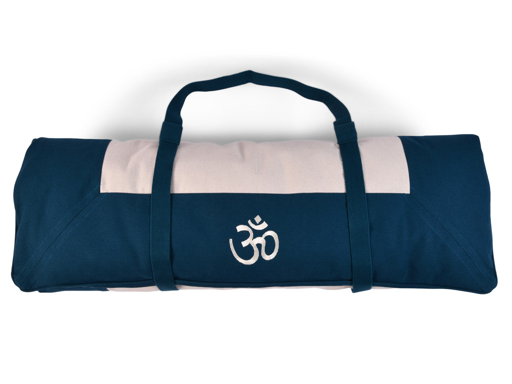 Tapis de Méditation Bleu/Naturel