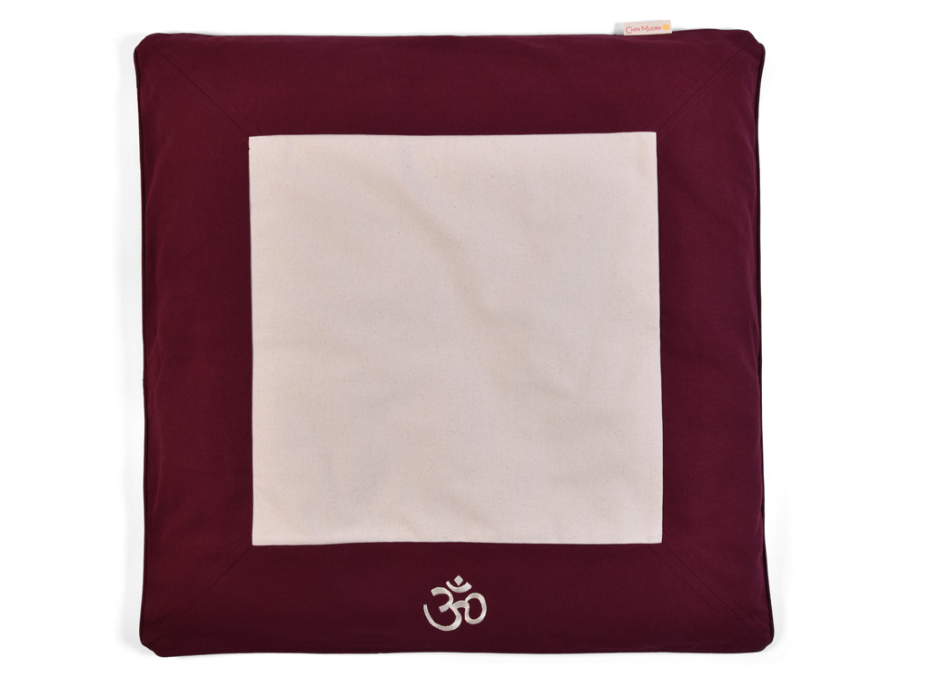 Tapis de Méditation Prune/Naturel