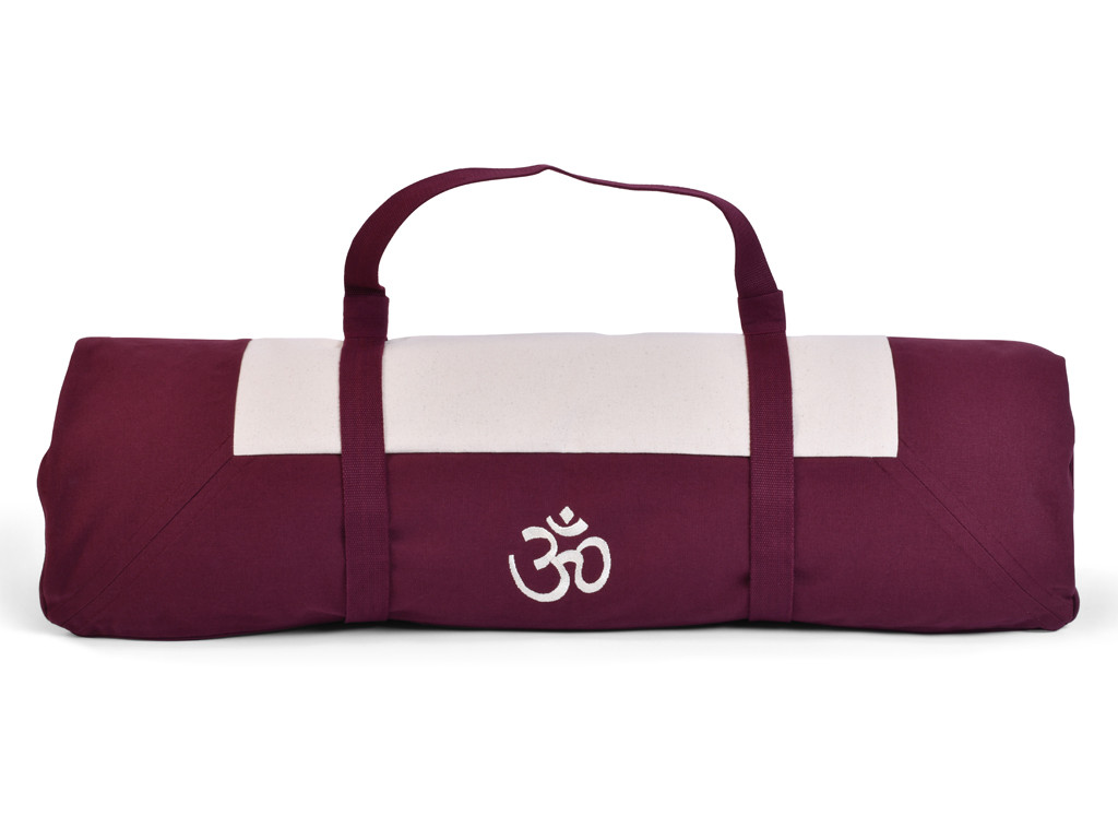 Tapis de Méditation Prune/Naturel