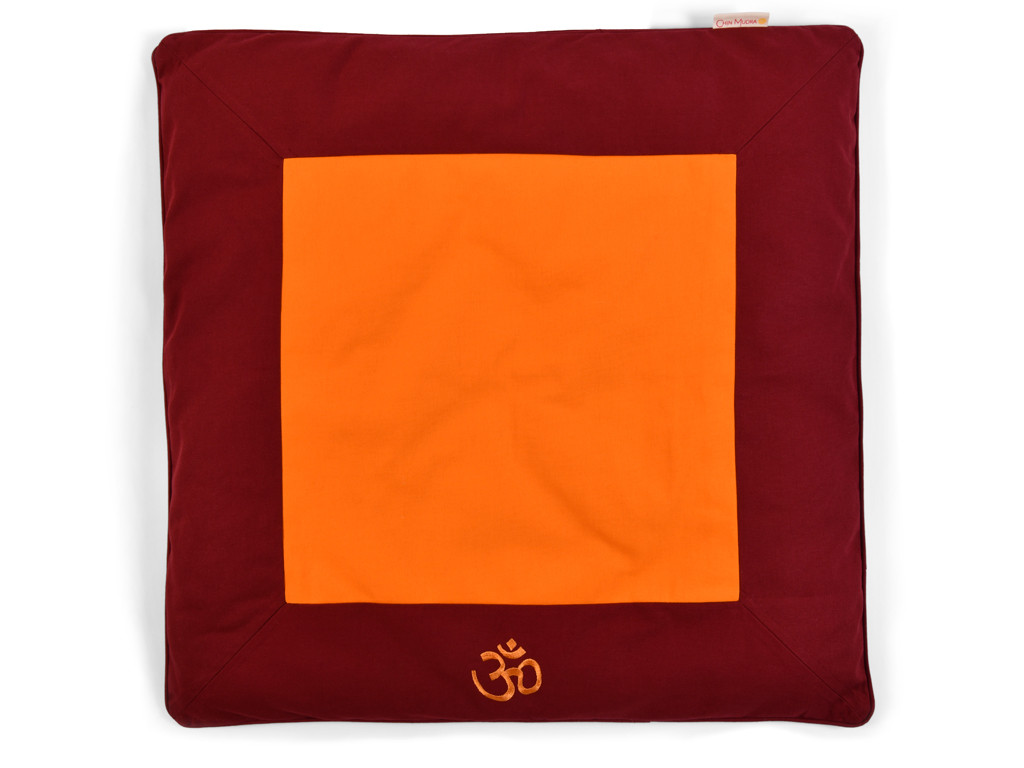 Meditationsmatte Bordeaux/Safran