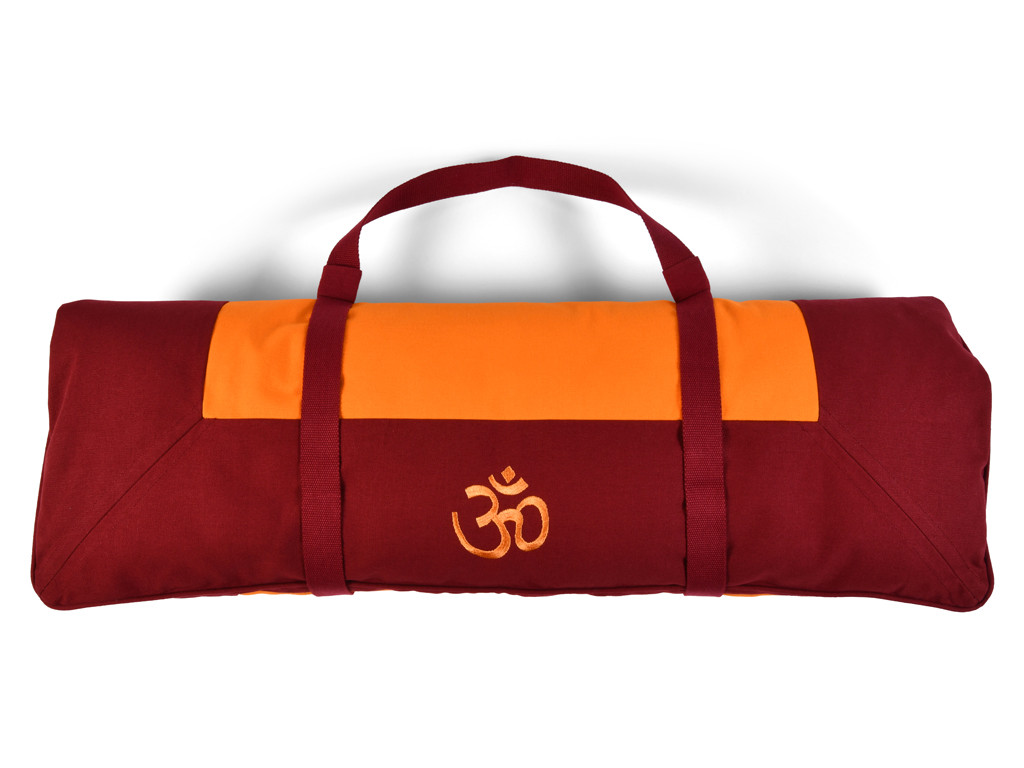 Meditationsmatte Bordeaux/Safran
