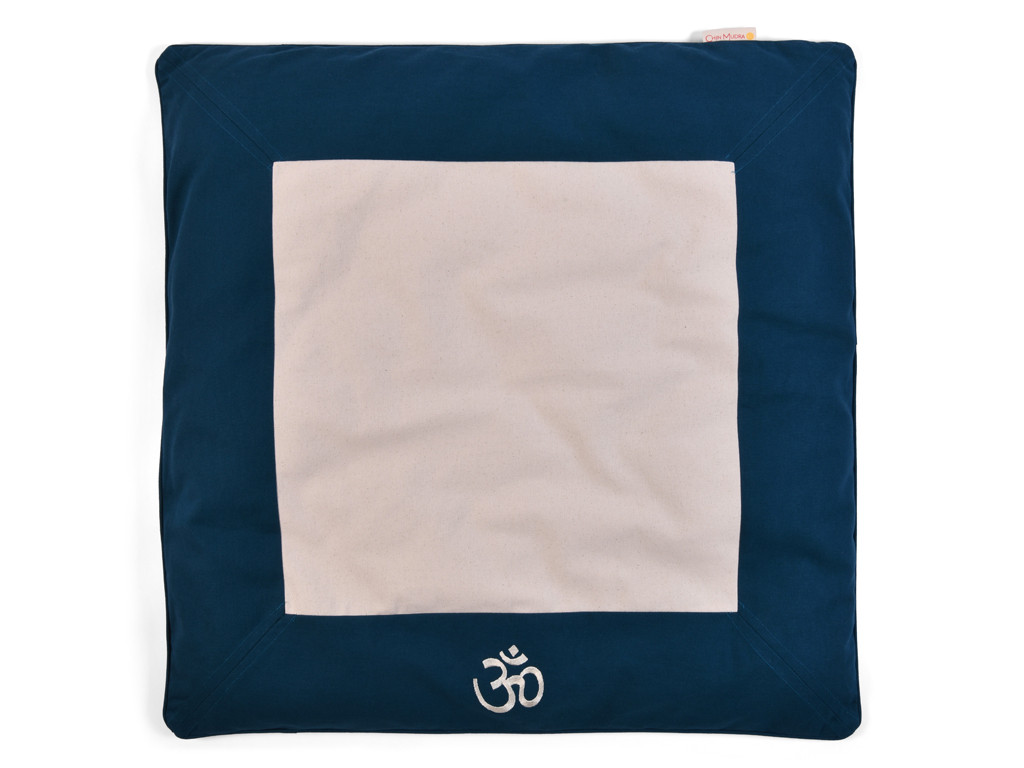 Tapis de Méditation Bleu/Naturel