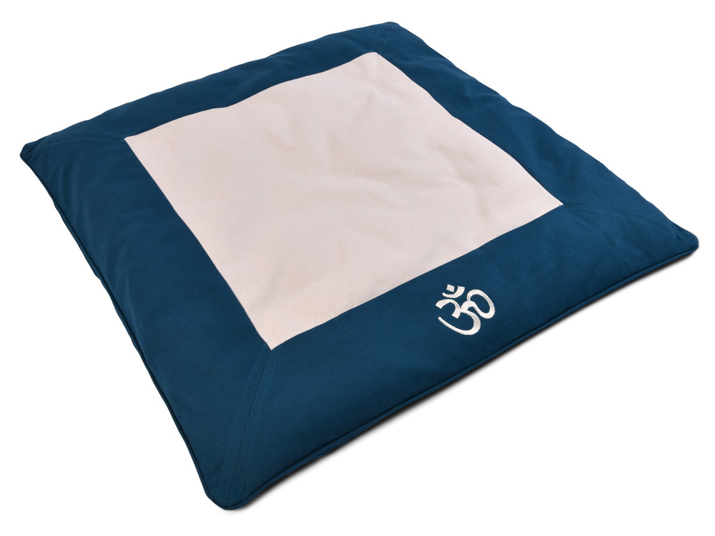 Tapis de Méditation Bleu/Naturel