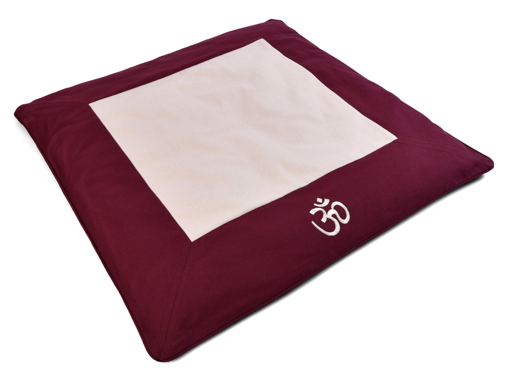 Tapis de Méditation Prune/Naturel