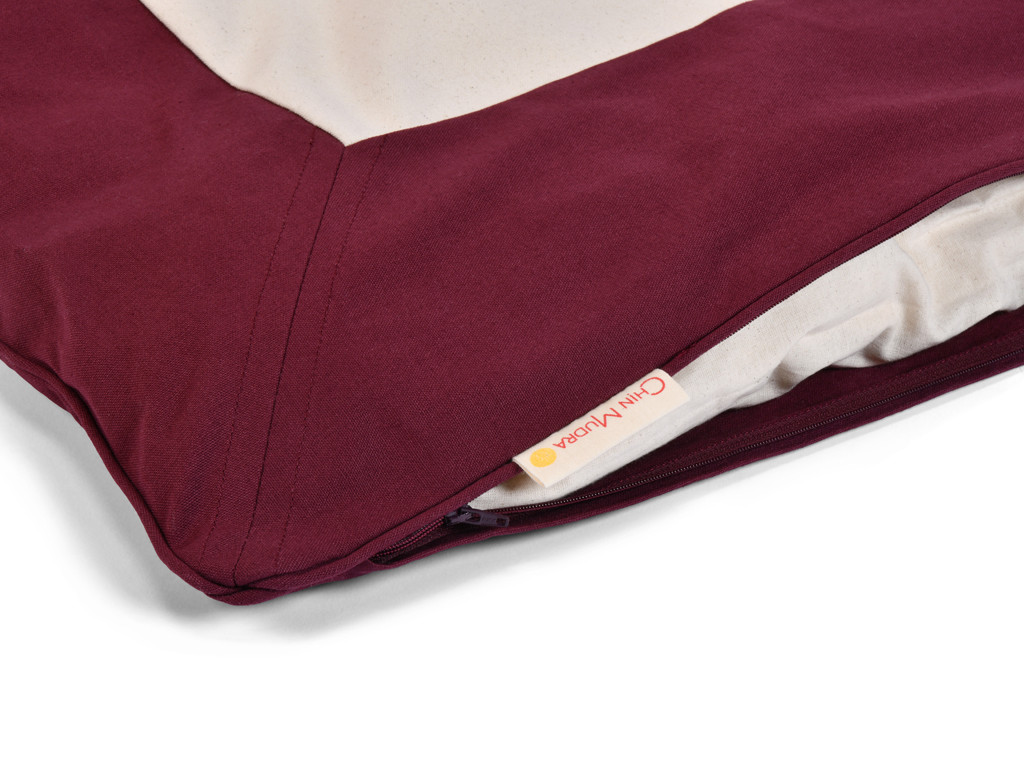 Kit Tapis de Méditation Prune/Ecru