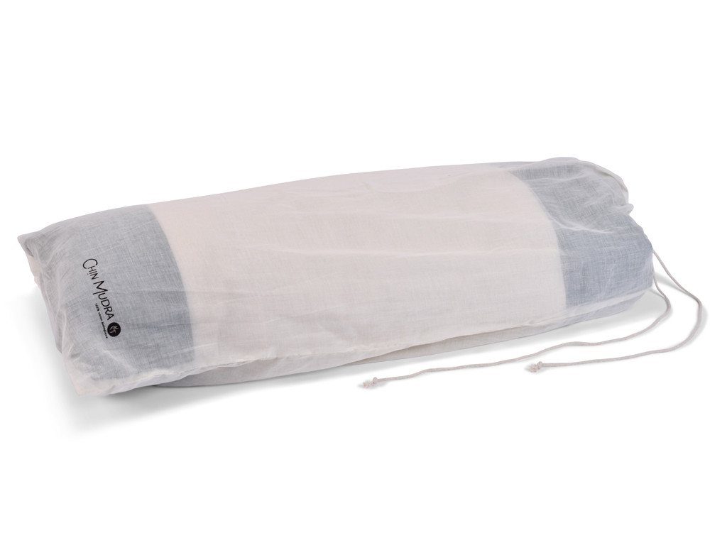 Kit Tapis de Méditation Bleu/Ecru