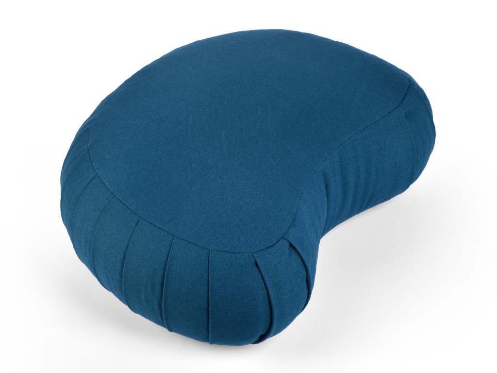 Kit Tapis de Méditation Bleu/Ecru