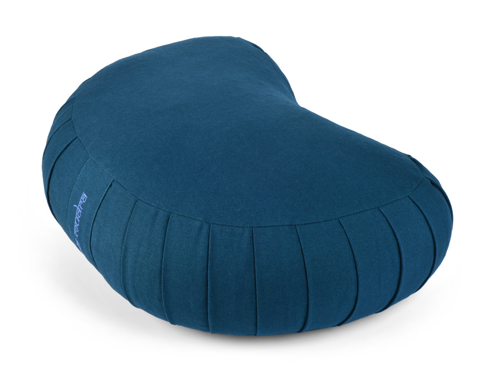 Kit Tapis de Méditation Bleu/Ecru