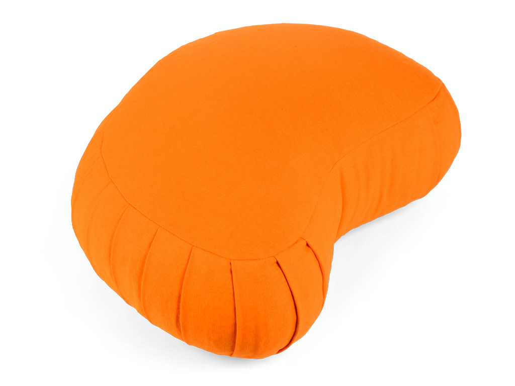 Bausatz Tibetische Meditationsmatte Bordeaux/Safranorange