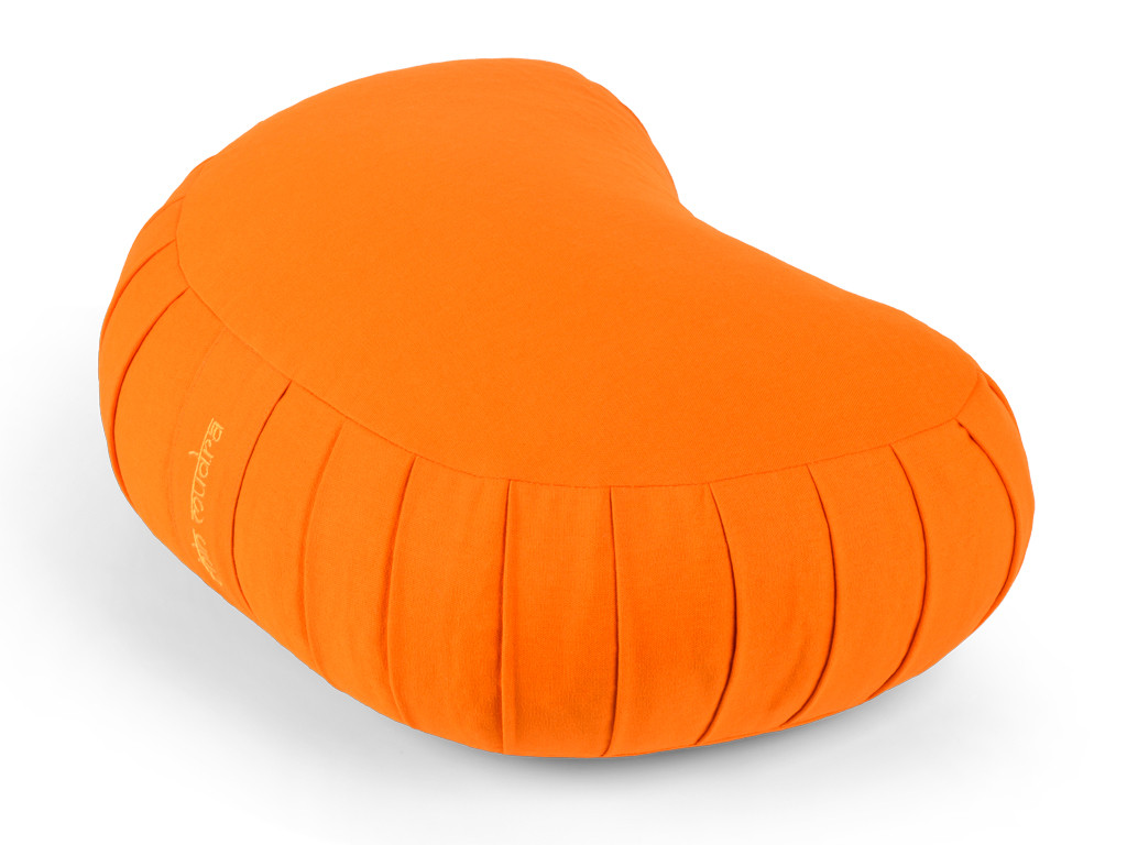 Bausatz Tibetische Meditationsmatte Bordeaux/Safranorange