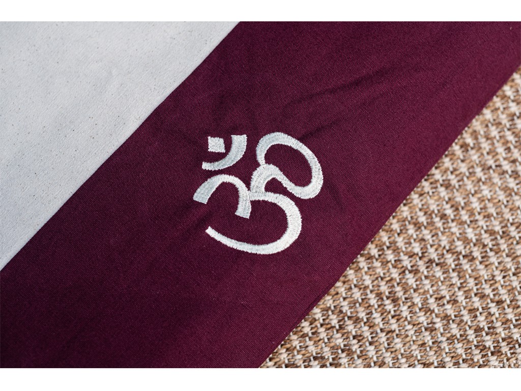 Tapis de Méditation Prune/Naturel