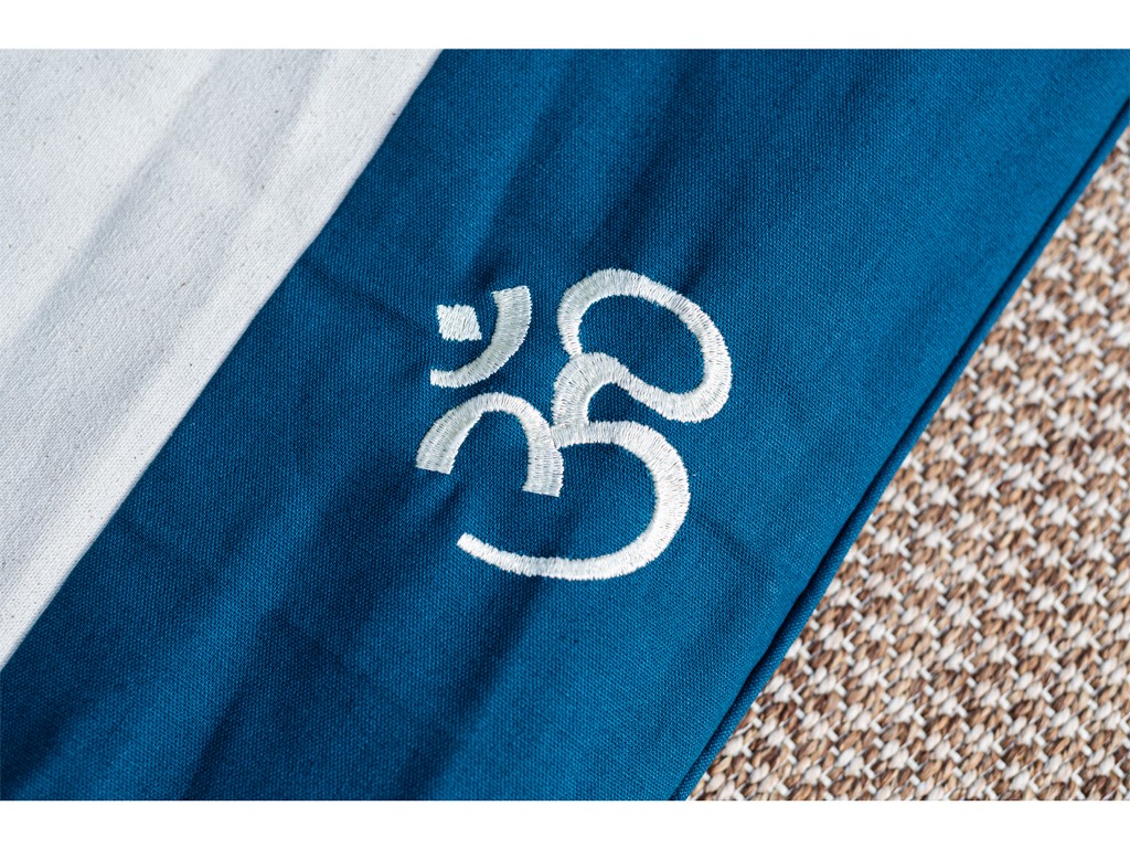 Tapis de Méditation Bleu/Naturel