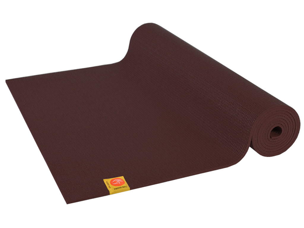 Tapis de yoga Confort Non toxiques - 183cm x 61cm x 6mm Chocolat - Presque Parfaits