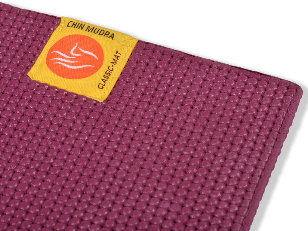 Tapis de yoga Confort Non toxiques - 183cm x 61cm x 6mm Prune