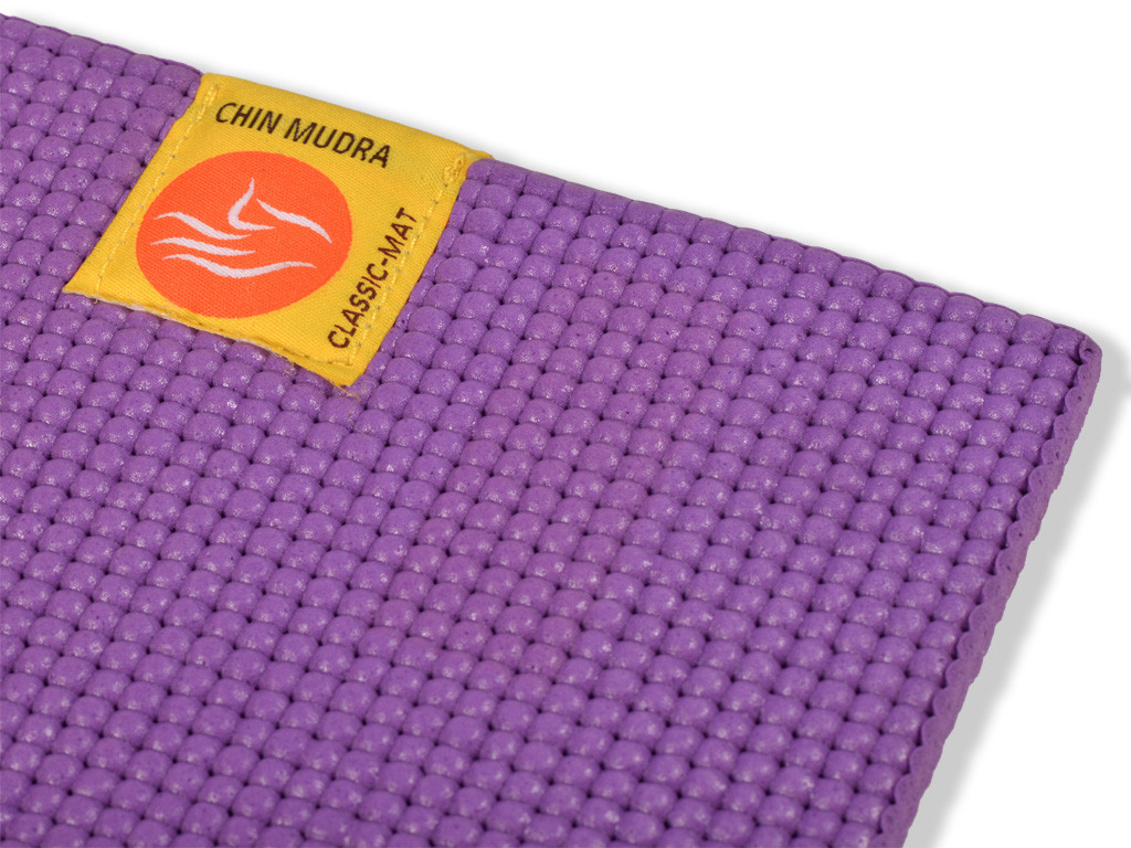 Tappetino yoga comfort atossico: 183 cm x 61 cm x 6 mm Orchidea viola