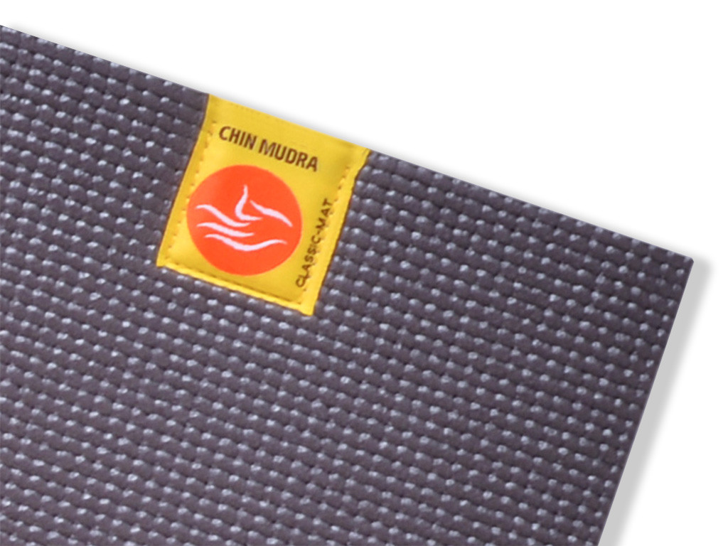 Tapis de yoga Confort Non toxiques - 183cm x 61cm x 6mm Gris