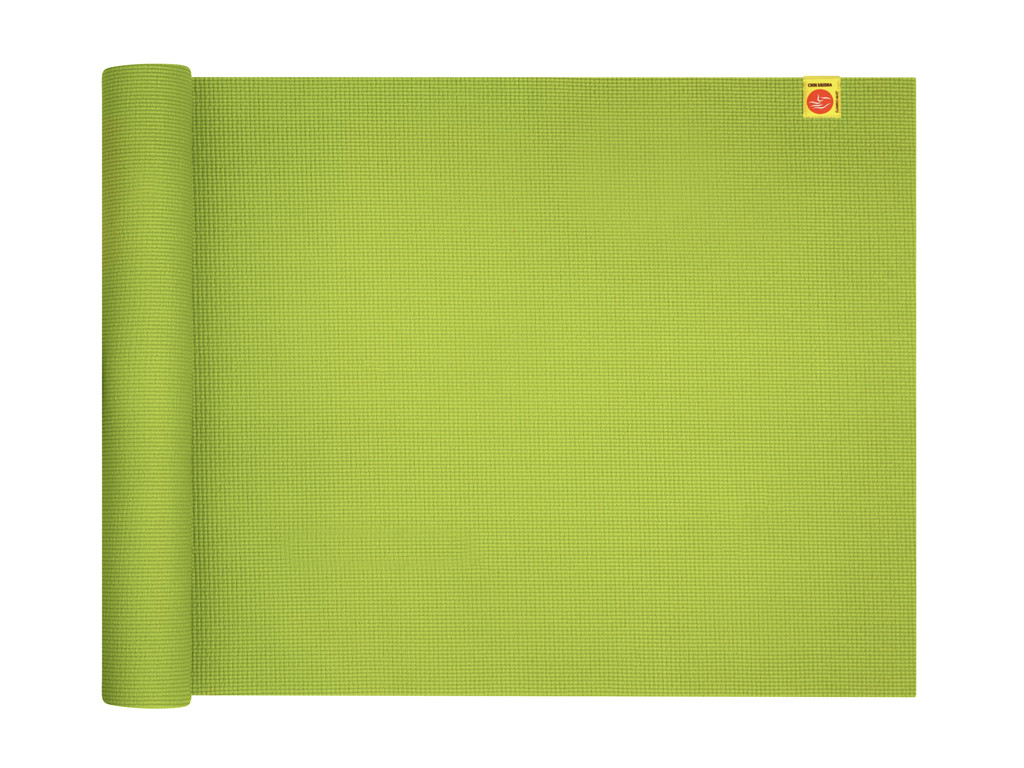 Ungiftige Komfort-Yogamatte – 183 cm x 61 cm x 6 mm Limettengrün