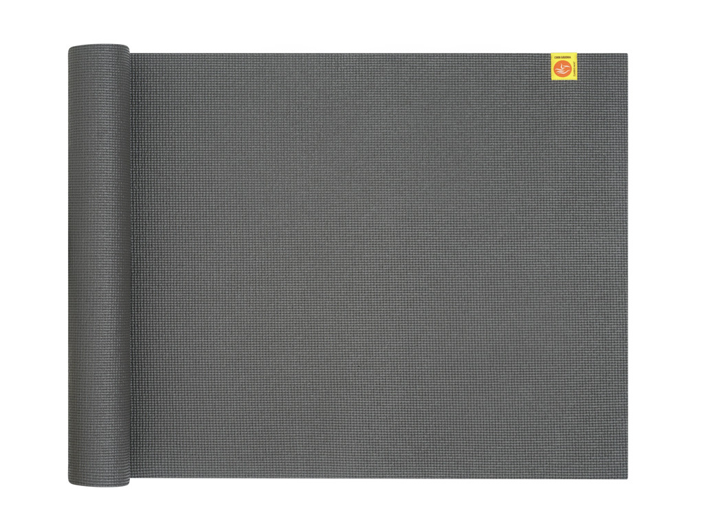 Tapis de yoga Confort Non toxiques - 183cm x 61cm x 6mm Gris