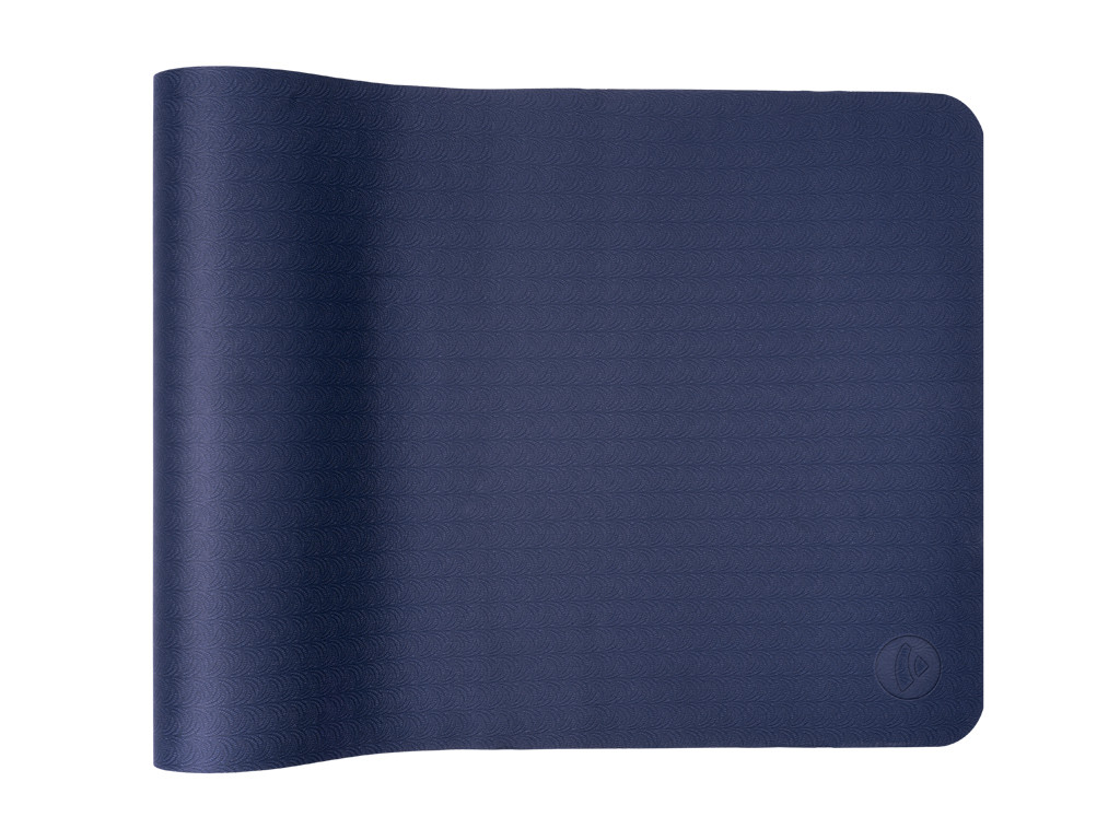 Tapis de Yoga Eco-Terre 183 cm X 60 cm x 6 mm Bleu