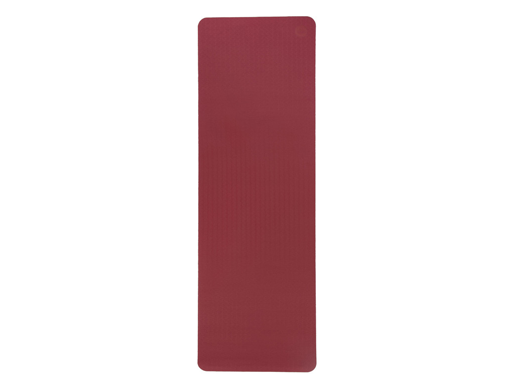 Eco-Terre Yoga mat 183cm x 60cm x 6mm Burgundy