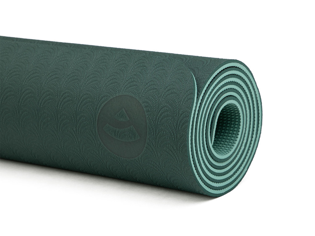 Tapis de Yoga Eco-Terre 183 cm X 60 cm x 6 mm Vert