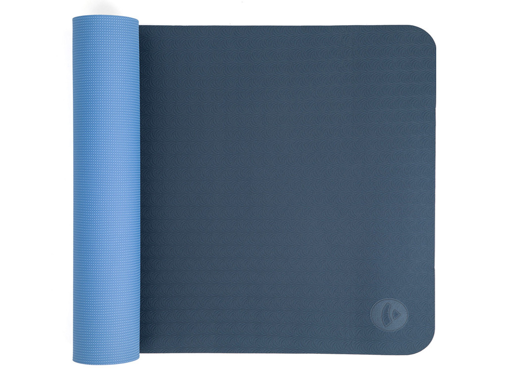 Esterilla de yoga Eco-Tierra 183 cm x 60 cm x 6 mm Azul