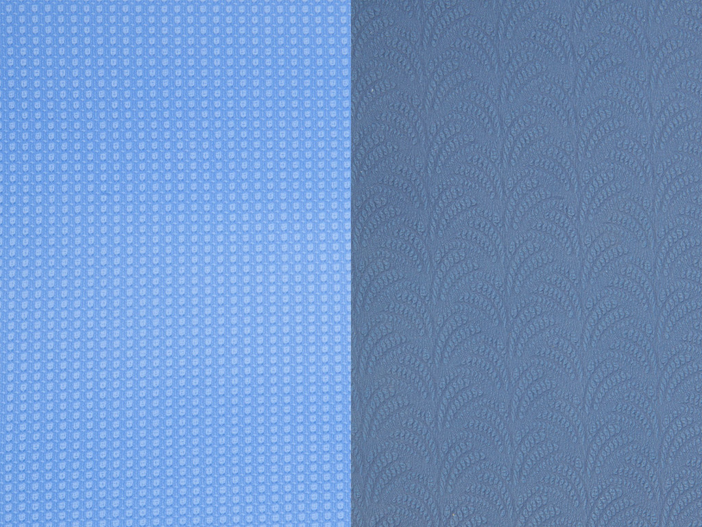 Tapis de Yoga Eco-Terre 183 cm X 60 cm x 6 mm Bleu