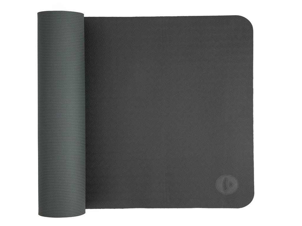 Tappetino yoga Eco-Earth 183 cm x 60 cm x 6 mm Grigio/Antracite
