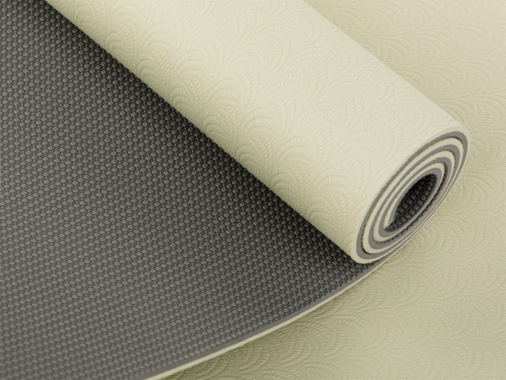 Tapis de Yoga Eco-Terre 183 cm X 60 cm x 6 mm Sable