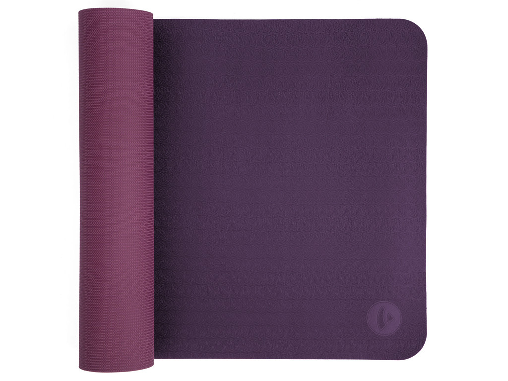 Tapis de Yoga Eco-Terre 183 cm X 60 cm x 6 mm Violet - Presque Parfaits