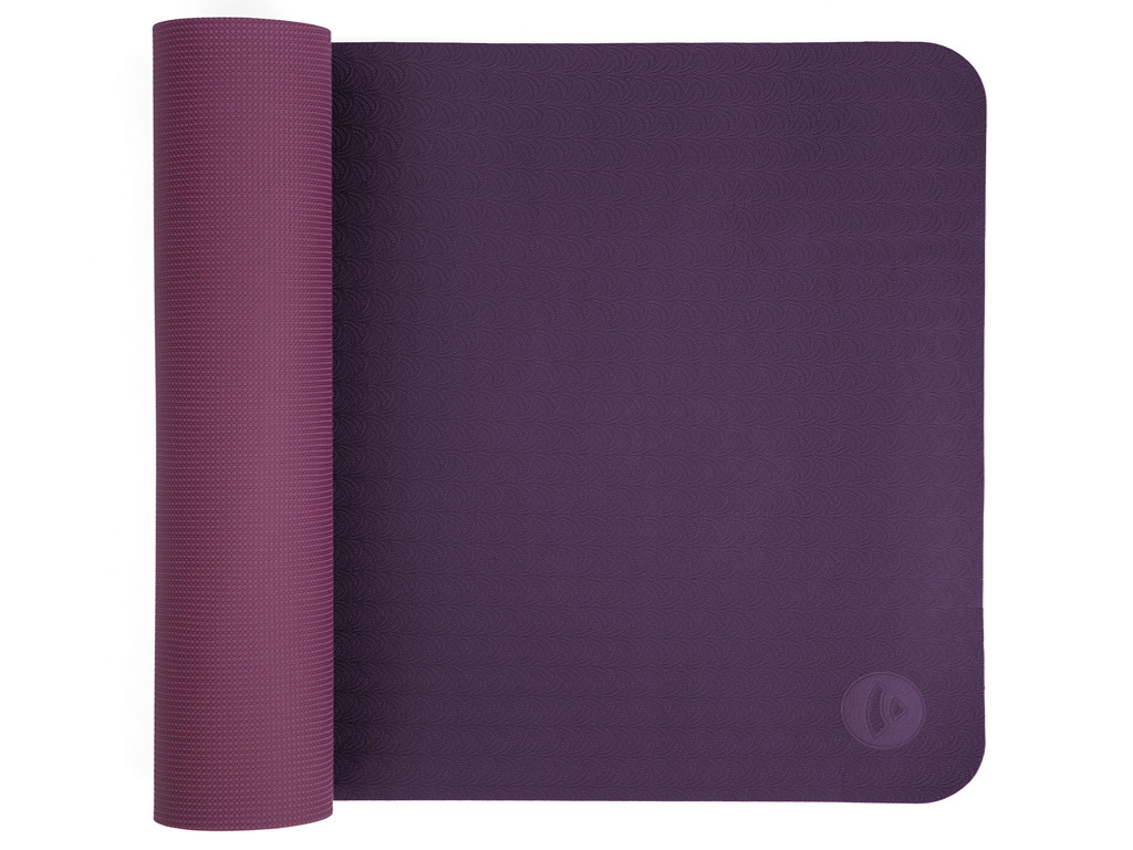 Tapis de Yoga Eco-Terre 183 cm X 60 cm x 6 mm Violet