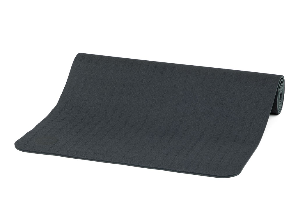 Tappetino da yoga Eco-Earth 183 cm x 60 cm x 6 mm Grigio/Antracite - Quasi perfetto