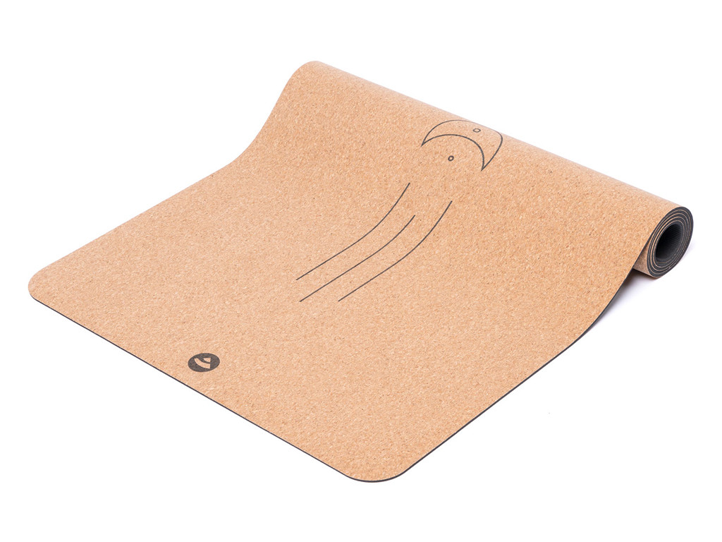 Tapis de yoga en liège LUNA 185 cm x 66 cm x 4 mm