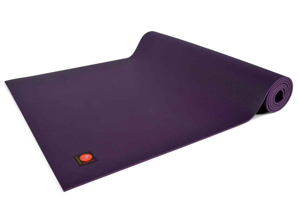 Tapis de yoga Excellence Mat 100% Latex - 4,5mm Prune