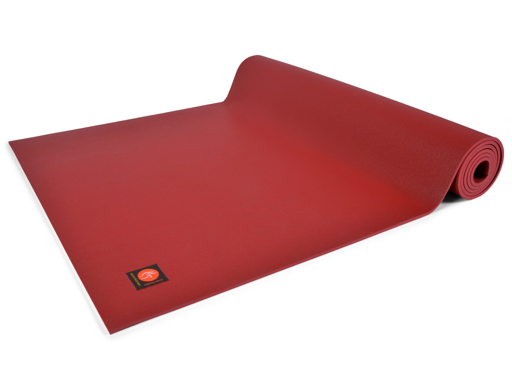 Tappetino yoga Excellence Mat 100% lattice - 6 mm Bordeaux