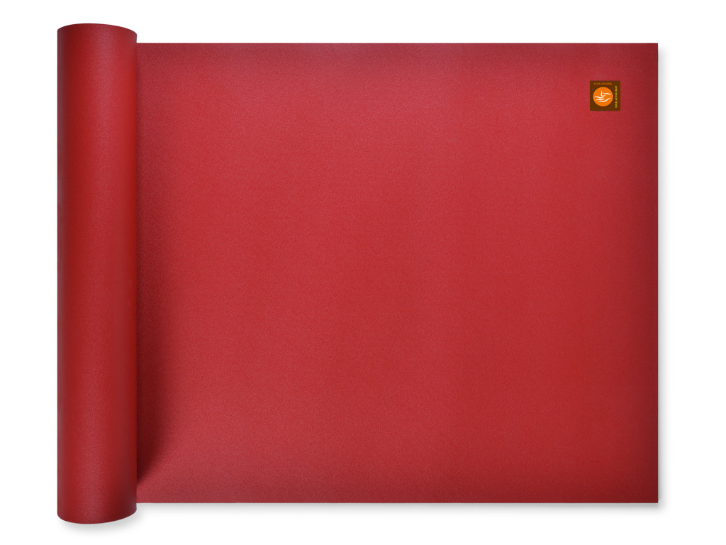 Tapis de yoga Excellence Mat 100% Latex - 6mm Bordeaux