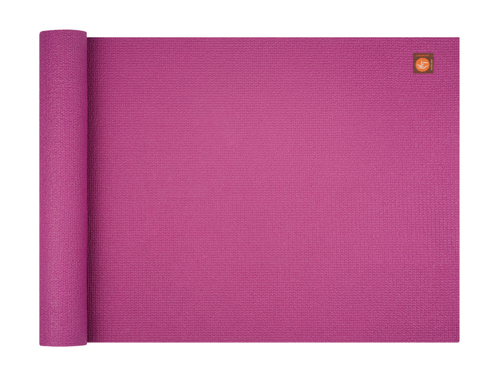 Tapis de yoga Extra-Mat 185cm/220cm x 60cm x 4.6mm Framboise