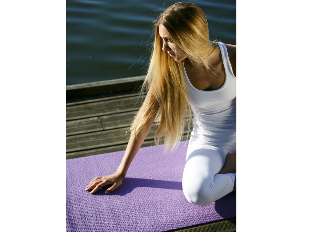 Tapis de yoga Extra-Mat 185cm/220cm x 60cm x 4.6mm Vert