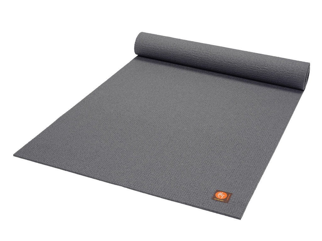 Tapis de yoga Extra-Mat 185cm/220cm x 60cm x 4.6mm Anthracite