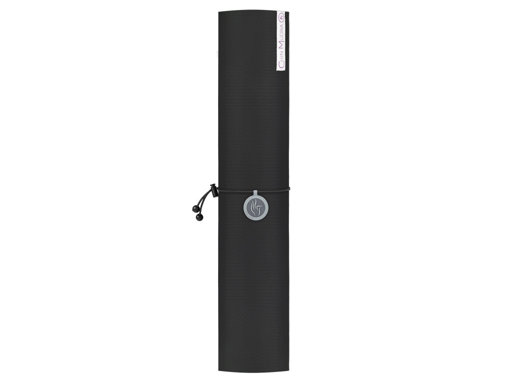 Intensive-Mat Yogamatte 6mm 185 cm x 65 cm x 6,0 mm – Schwarz