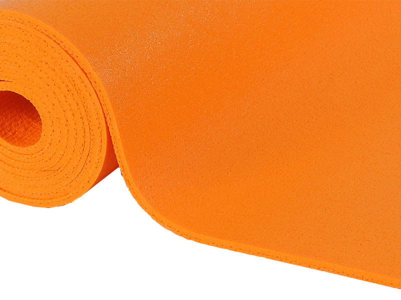 Tapis de yoga Large-Mat 183cm/220cmx80cmx4.5mm Orange Safran