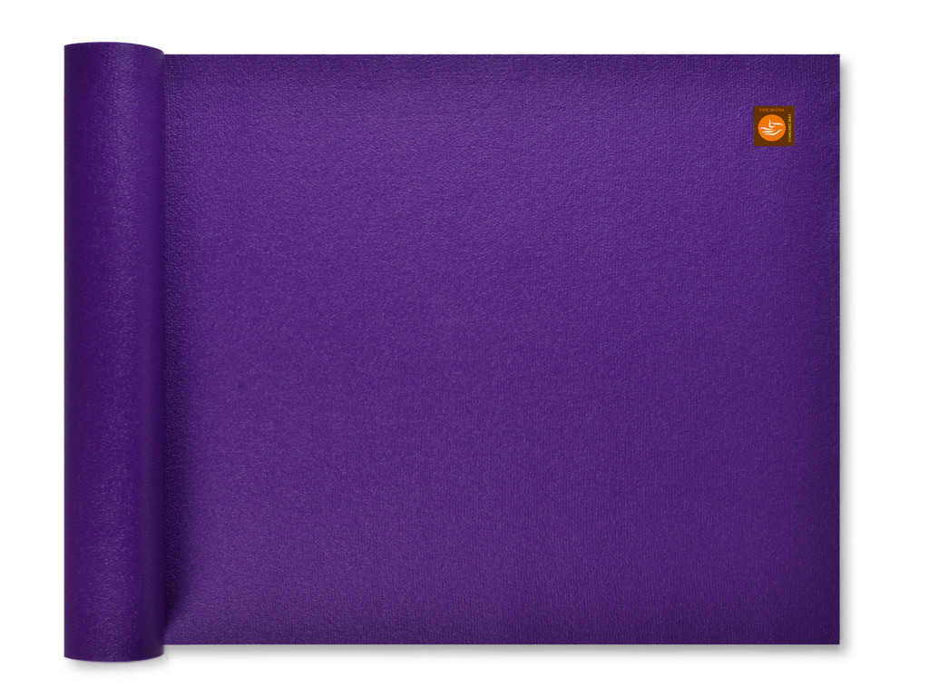 Tapete de ioga grande 183 cm/220 cm x 80 cm x 4,5 mm Roxo