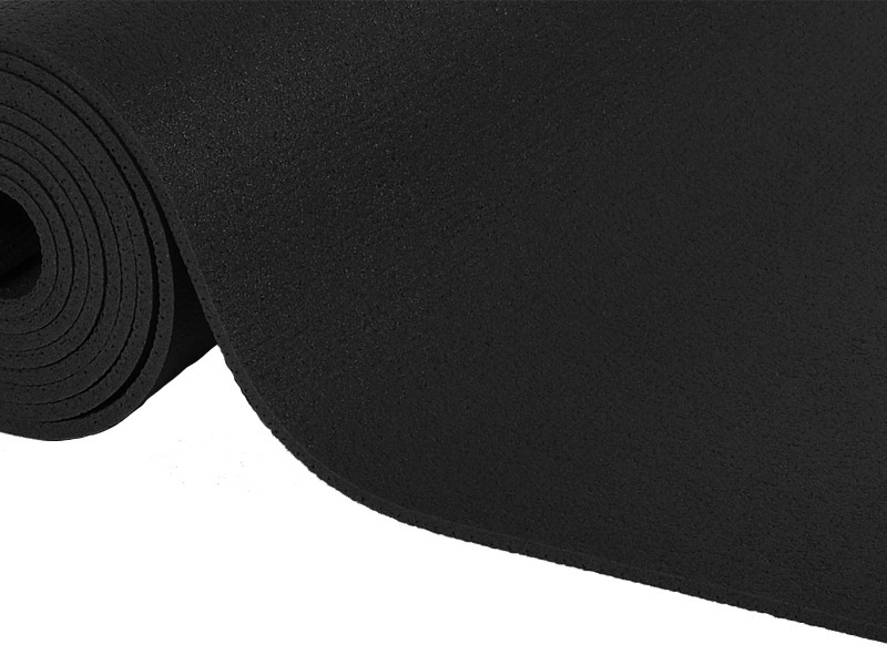 Tapis de yoga Large-Mat 183cm/220cmx80cmx4.5mm Noir