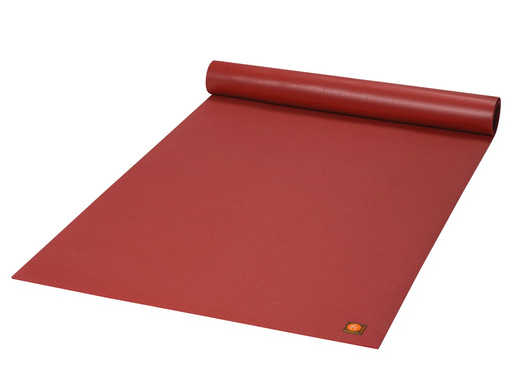Esterilla de yoga Large-Mat 80 cm x 183 cm/220cm Burdeos
